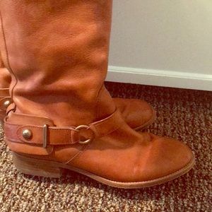 COACH Natalie Leather Riding Boots, Size 9.5